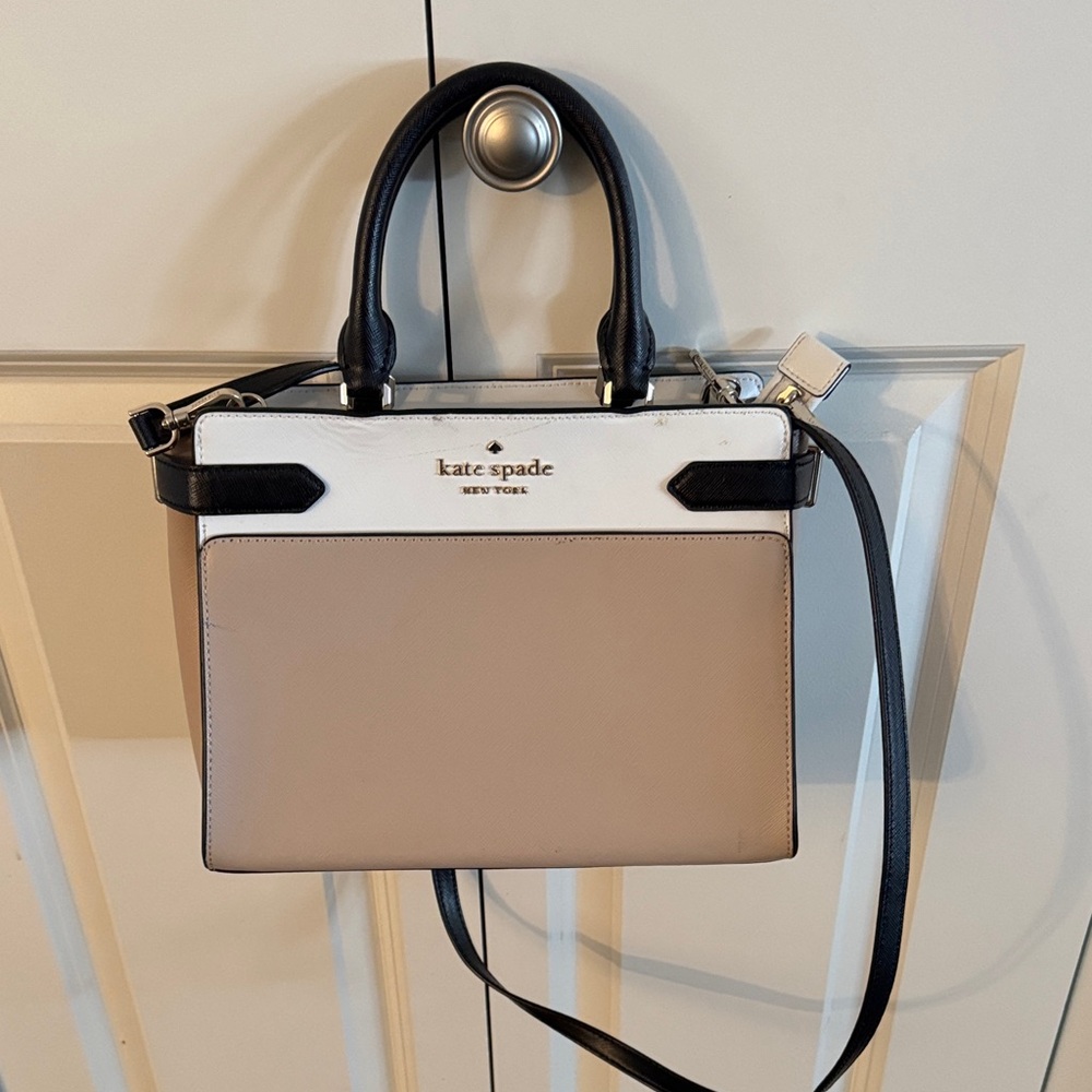 kate spade Black and Cream Satchel
